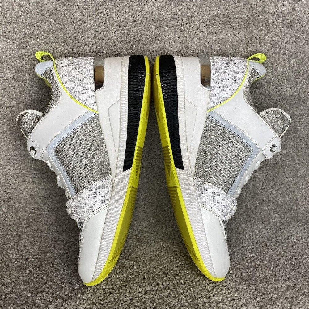 Michael Kors White and Silver Sneakers - Picture 4 of 9